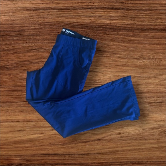 Skechers by Barco Women's Reliance Cargo Drawstring Pant Blue  MP missing string - Picture 2 of 16